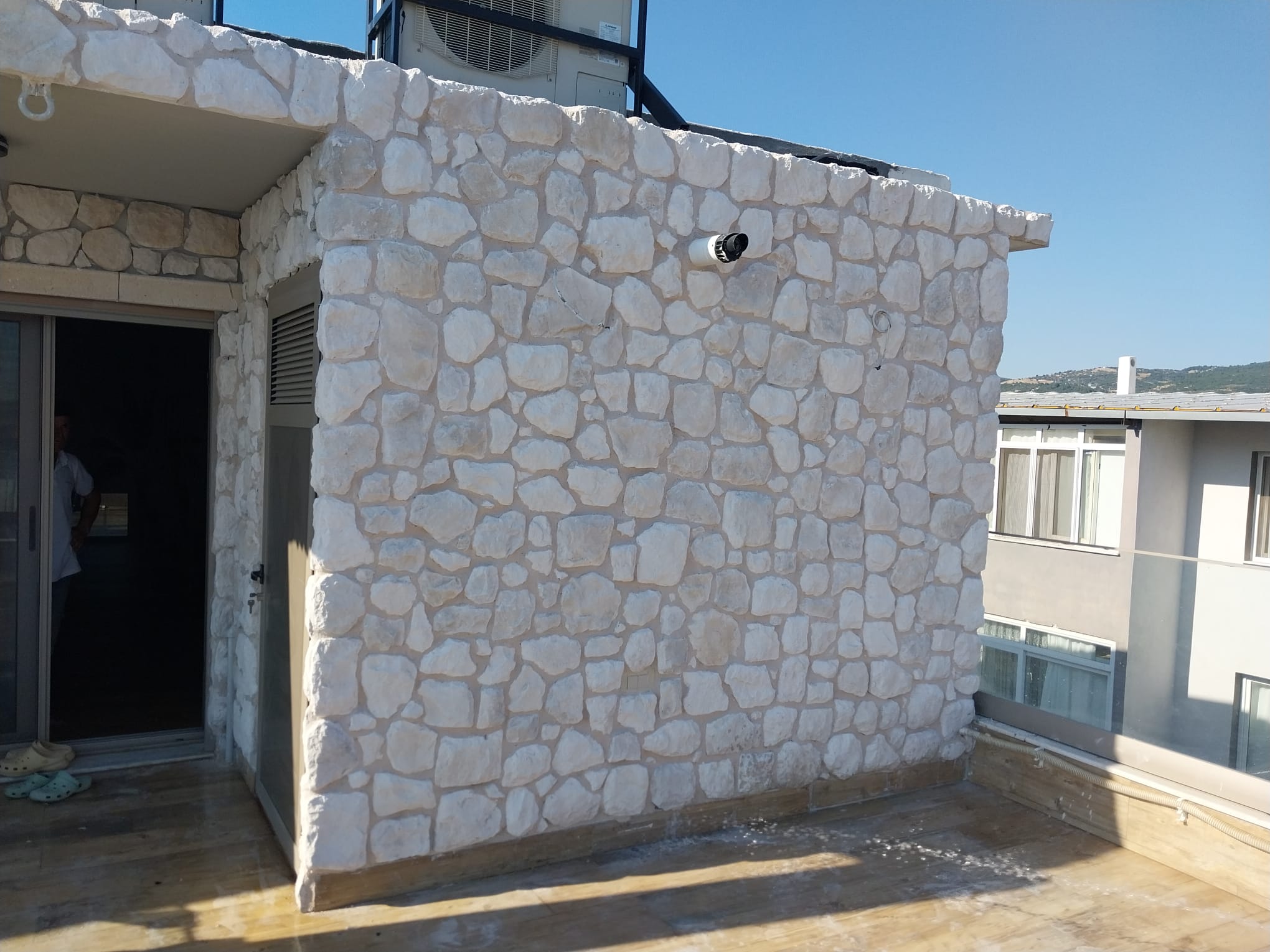 Salon iç duvar taş kaplama